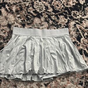 Kyodan Silver Skater Mini Skirt